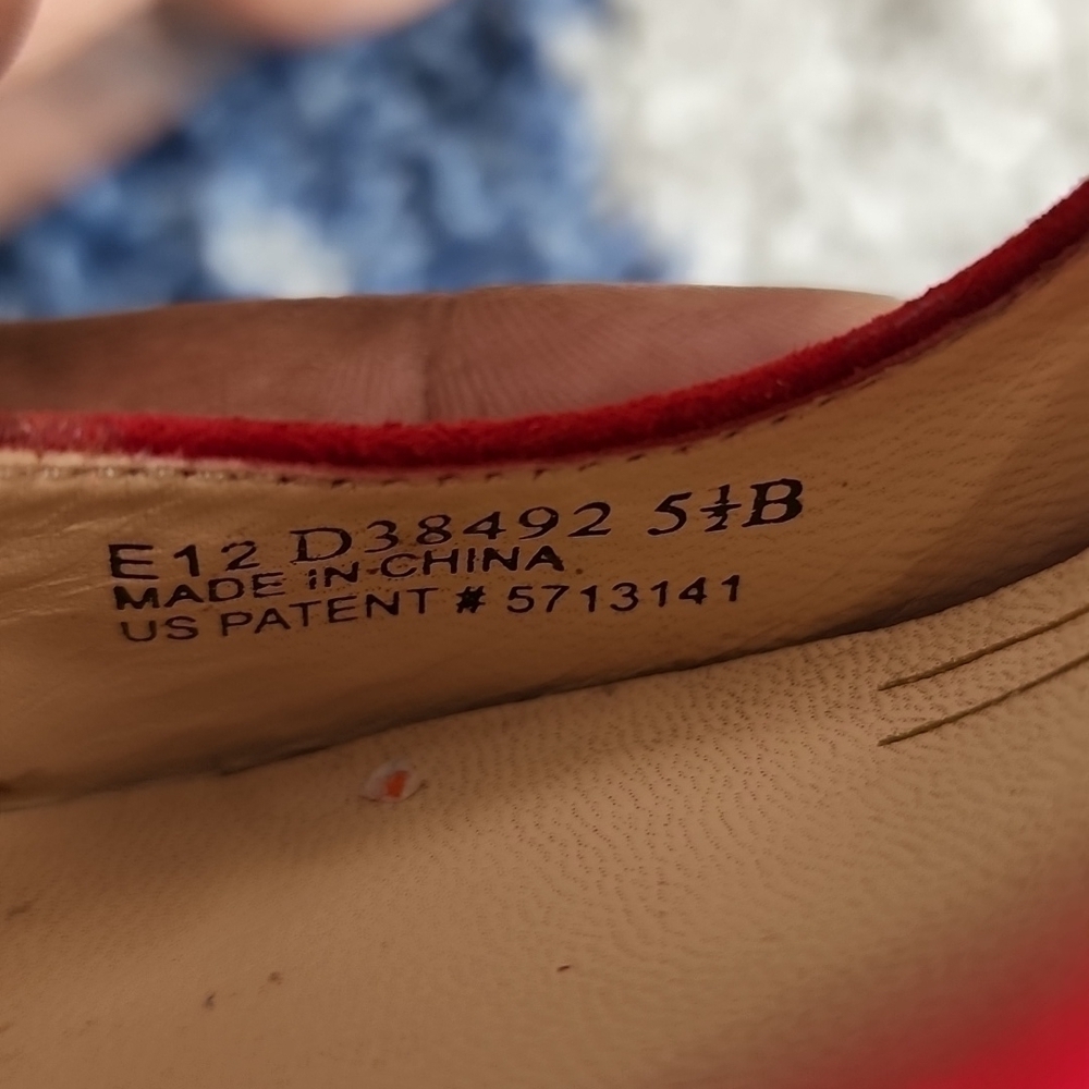 Cole Haan peep toe red heels Office Siren Corpcore - Picture 10 of 10